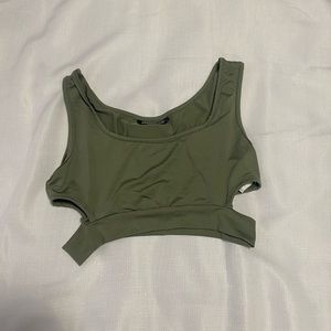 Biker shorts and Top set